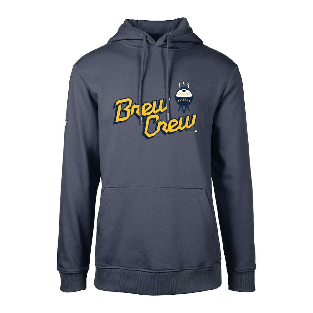 Milwaukee Brewers Levelwear City Connect Podium Core Logo Pullover Hoodie discount