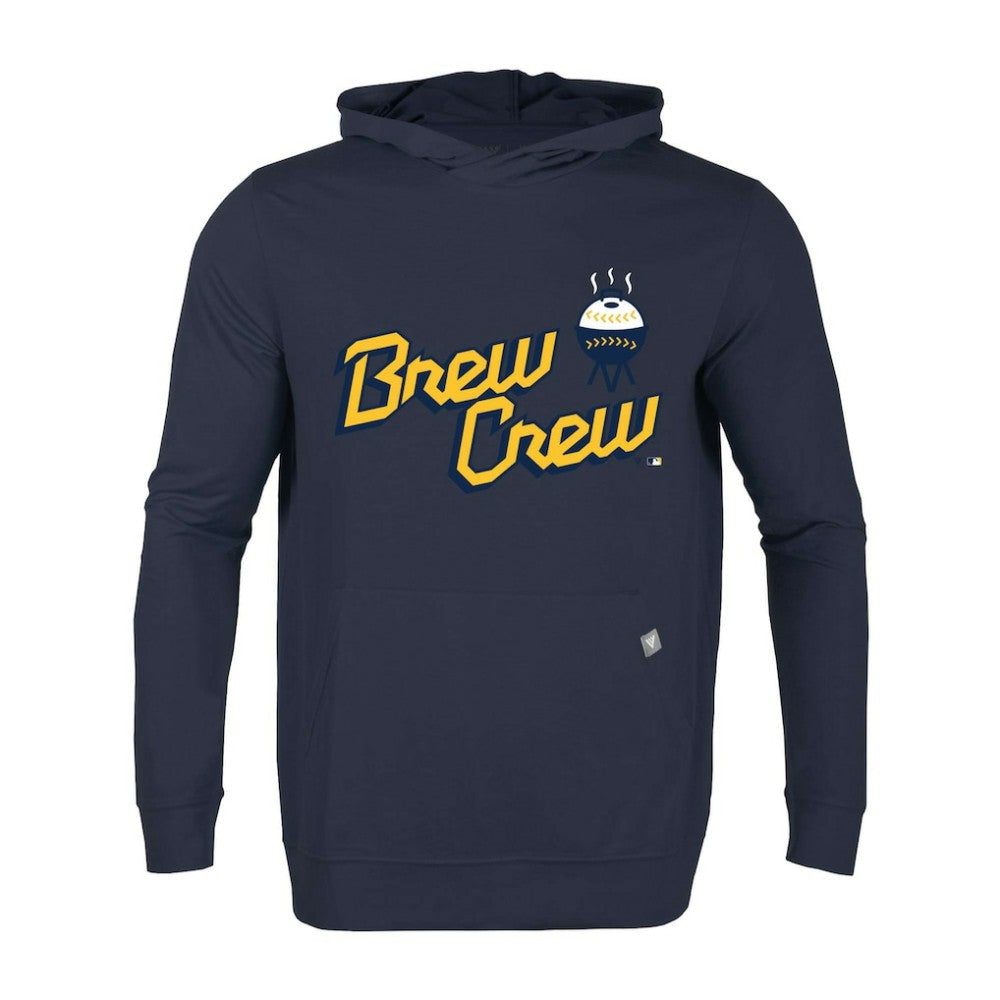 Milwaukee Brewers Levelwear City Connect Relay Core Logo Pullover Hoodie Clearance