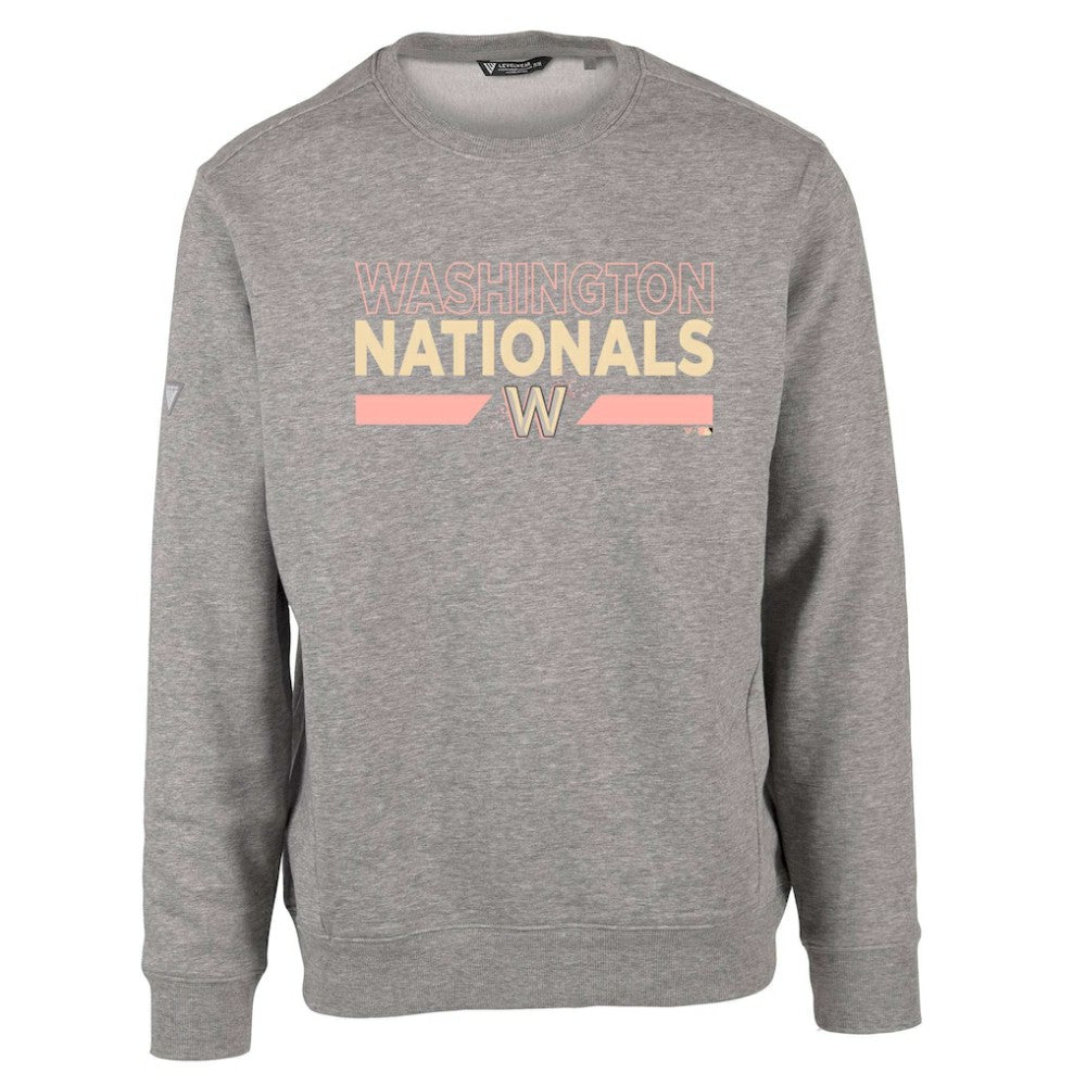 Washington Nationals Levelwear City Connect Zane No Hitter Pullover Sweatshirt On Sale