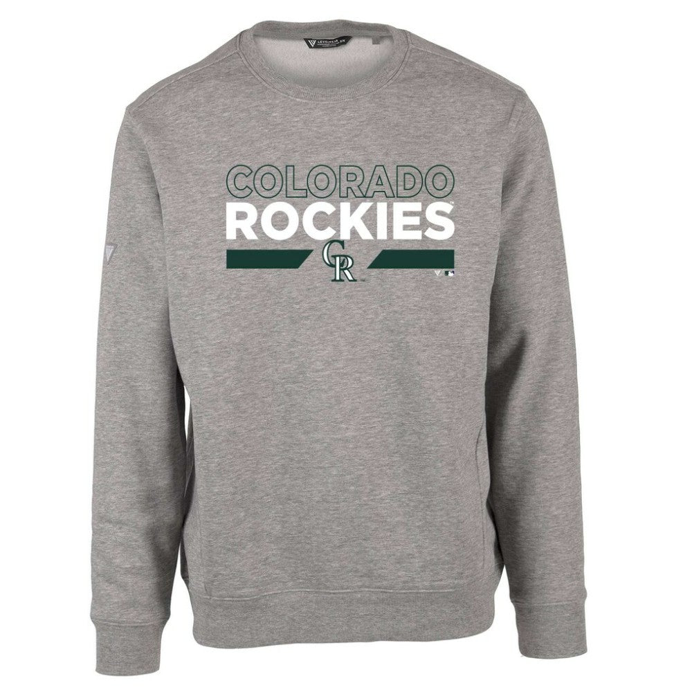 Colorado Rockies Levelwear City Connect Zane No Hitter Pullover Sweatshirt Clearance