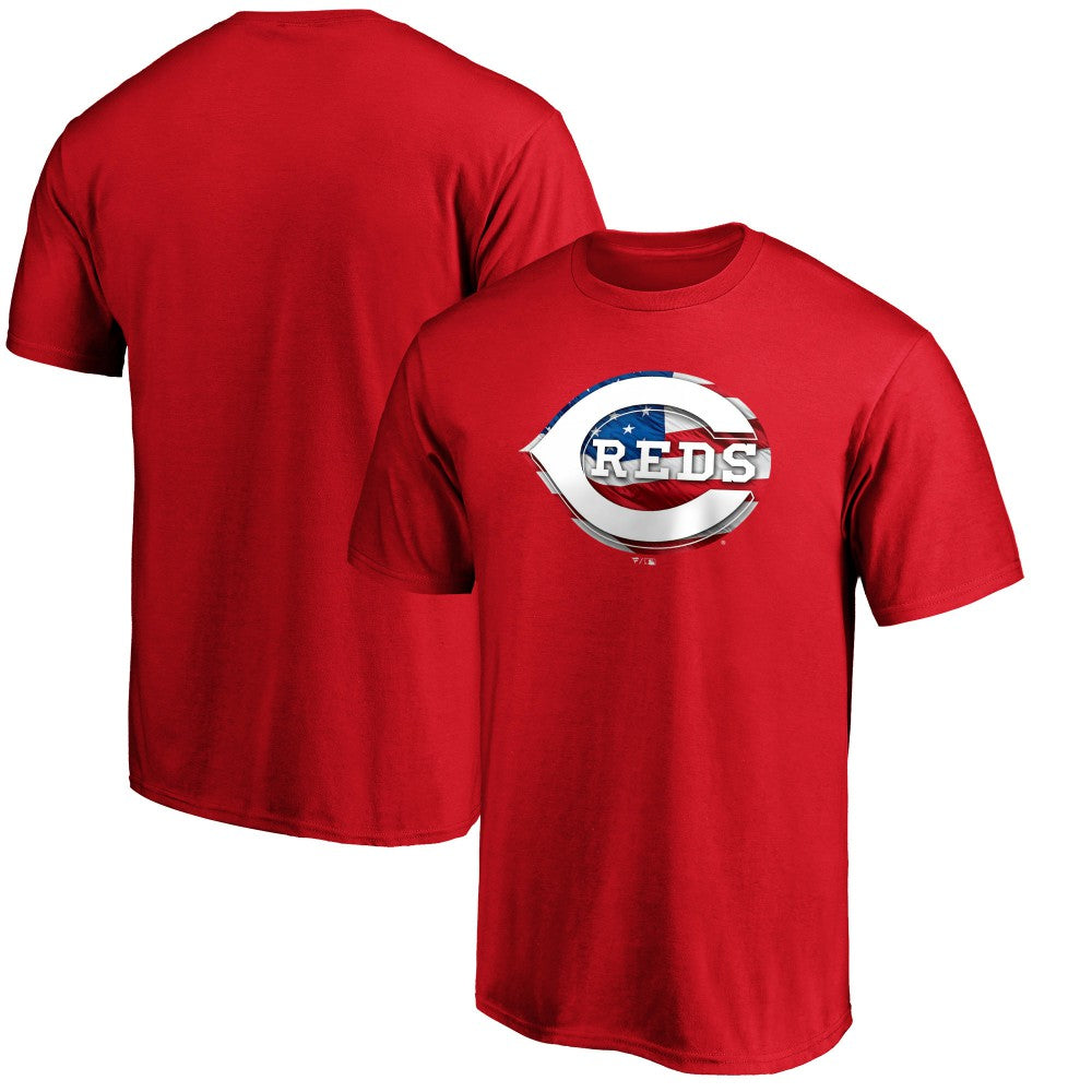 Cincinnati Reds Banner Wave T-Shirt Clearance