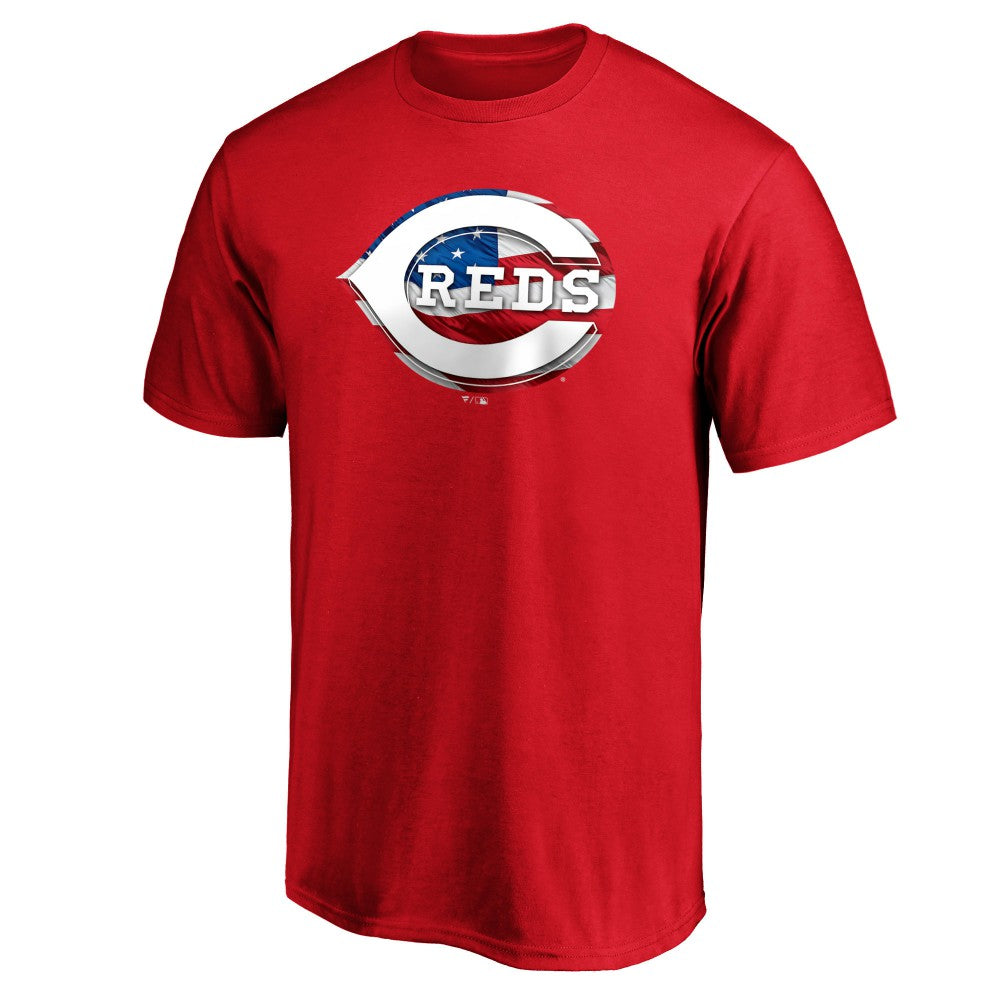 Cincinnati Reds Banner Wave T-Shirt Clearance
