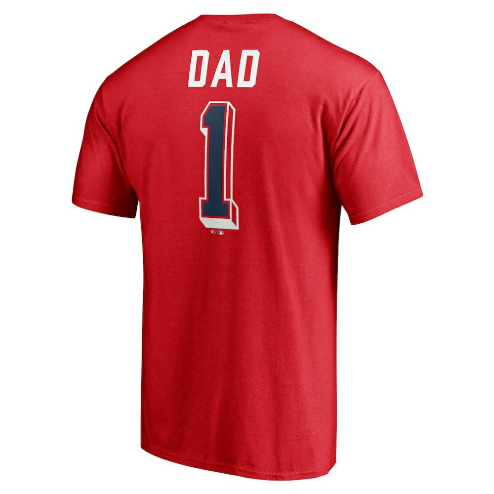 Boston Red Sox Number One Dad T-Shirt Clearance