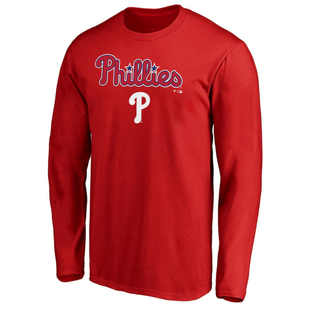 Philadelphia Phillies Team Lockup Long Sleeve T-Shirt - Online