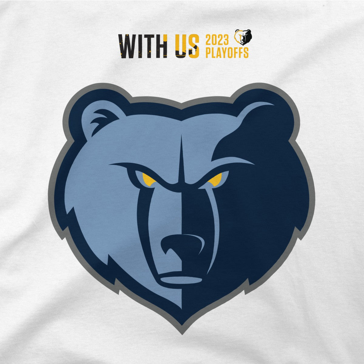 NBA - Memphis Grizzlies Stadium Essentials Unisex 2023 NBA Playoffs Roster T-Shirt - White