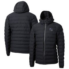 Minnesota Vikings Cutter & Buck Helmet Mission Ridge Repreve Eco Insulated Puffer Full-Zip Jacket Black - NFL