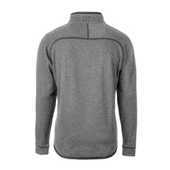Cincinnati Bengals Cutter & Buck Helmet Mainsail Sweater-Knit Half-Zip Pullover Jacket Silver - NFL