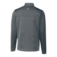 Cincinnati Bengals Cutter & Buck Traverse Stripe Stretch Quarter-Zip Pullover Top Gray - NFL