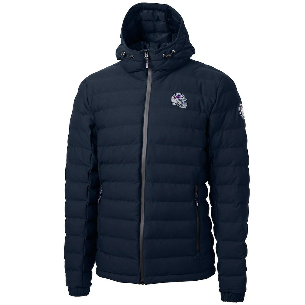 Buffalo Bills Cutter & Buck Helmet Mission Ridge Repreve Eco Insulated Puffer Full-Zip Jacket Navy - NFL