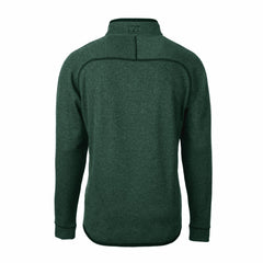 Green Bay Packers Cutter & Buck Helmet Mainsail Sweater-Knit Half-Zip Pullover Jacket Hunter Green - NFL