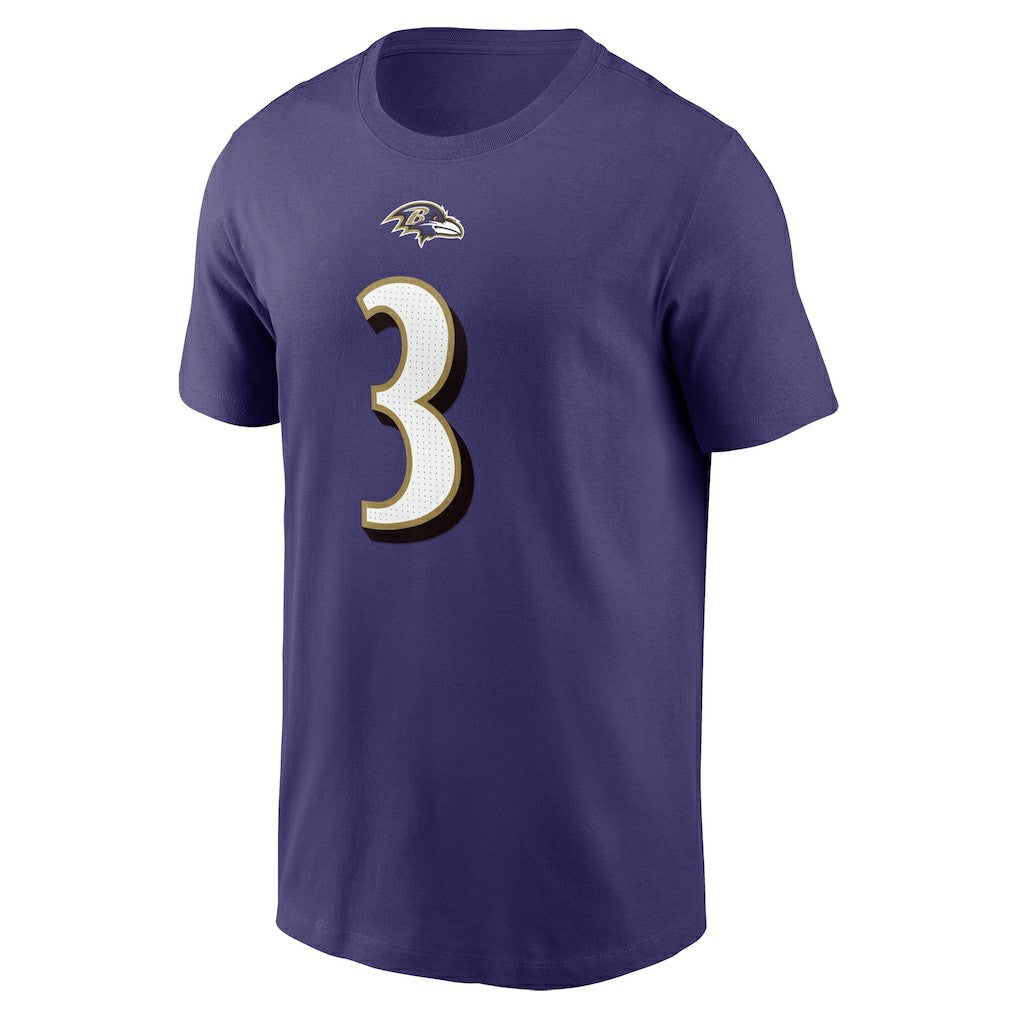Odell Beckham Jr. Baltimore Ravens Player Name & Number T-Shirt Purple - Nike