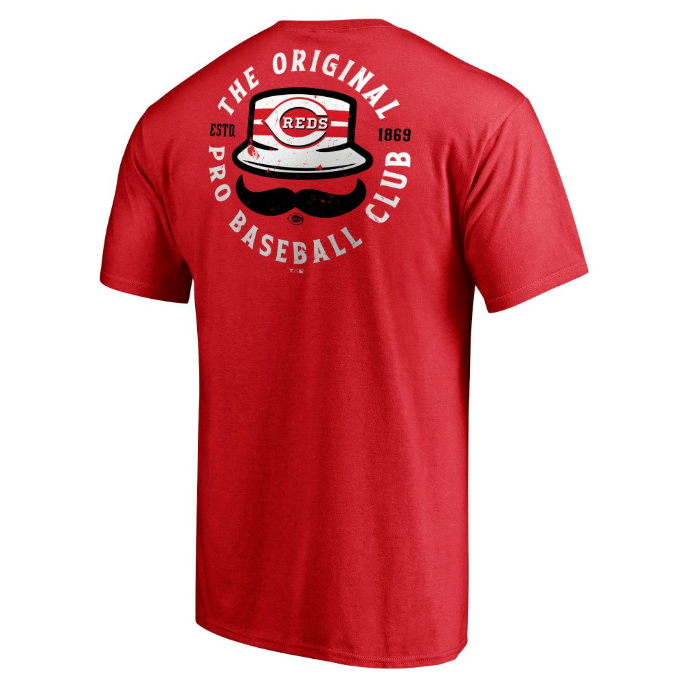 Cincinnati Reds Hometown Collection Stache T-Shirt Lifestyle