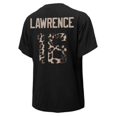 Trevor Lawrence Jacksonville Jaguars Majestic Threads Women's Leopard Player Name & Number T-Shirt Black - NFL