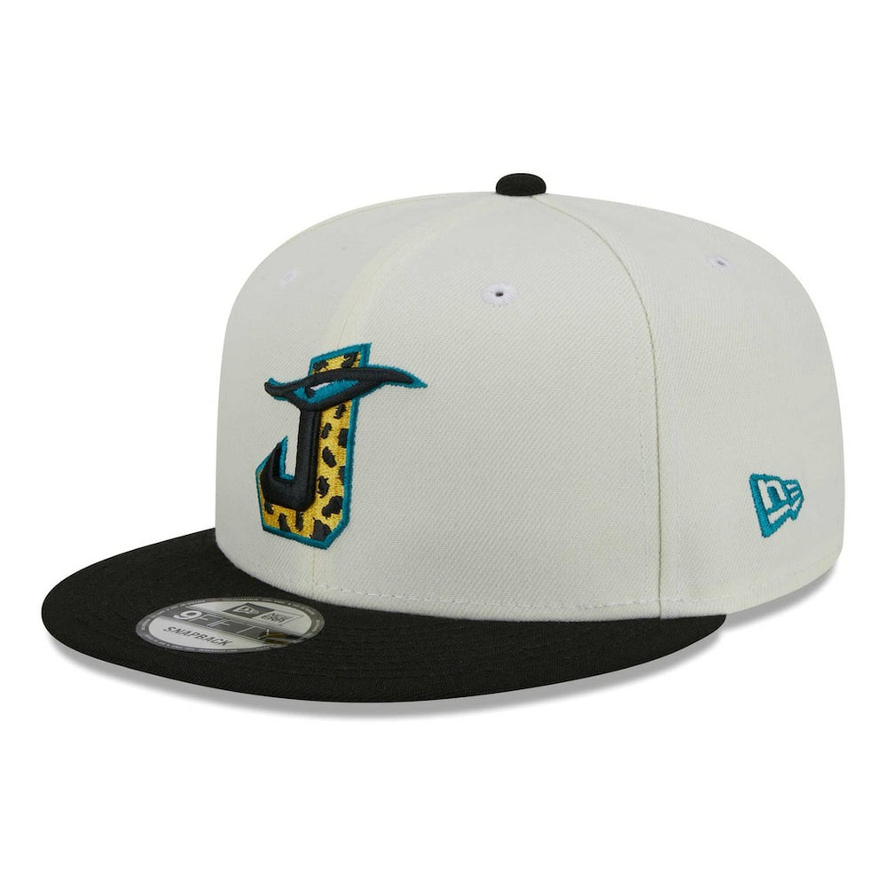 Jacksonville Jaguars New Era City Originals 9FIFTY Snapback Hat Cream/Black - NFL