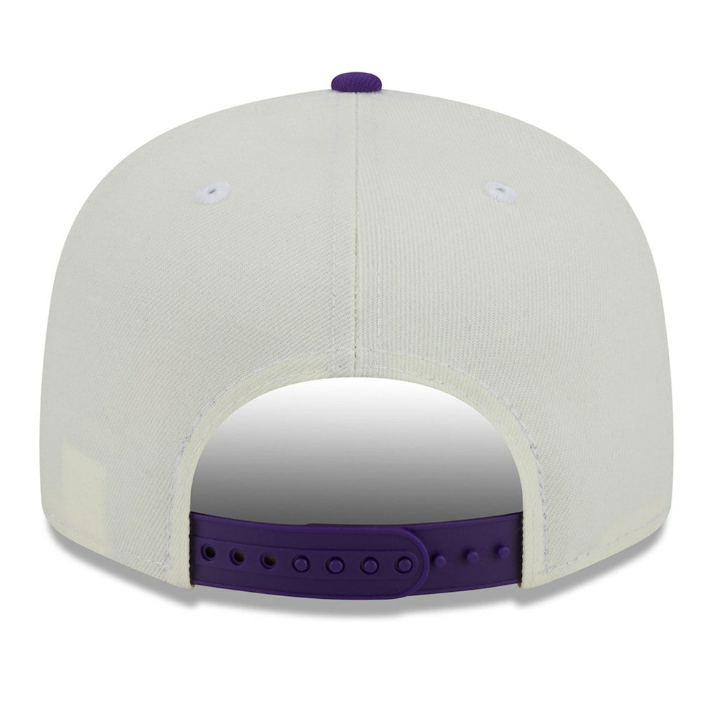 Minnesota Vikings New Era City Originals 9FIFTY Snapback Hat Cream/Purple - NFL