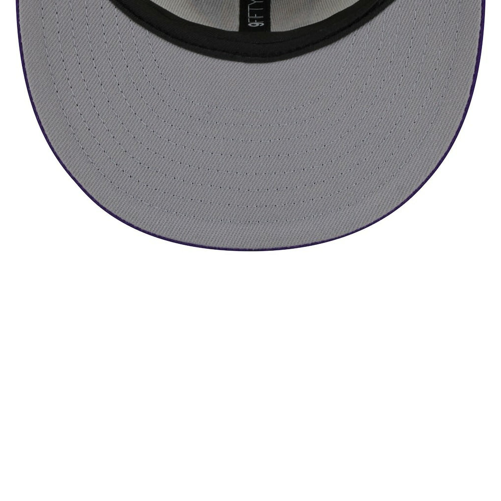 Minnesota Vikings New Era City Originals 9FIFTY Snapback Hat Cream/Purple - NFL