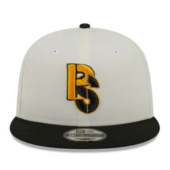 Pittsburgh Steelers New Era City Originals 9FIFTY Snapback Hat Cream/Black - NFL