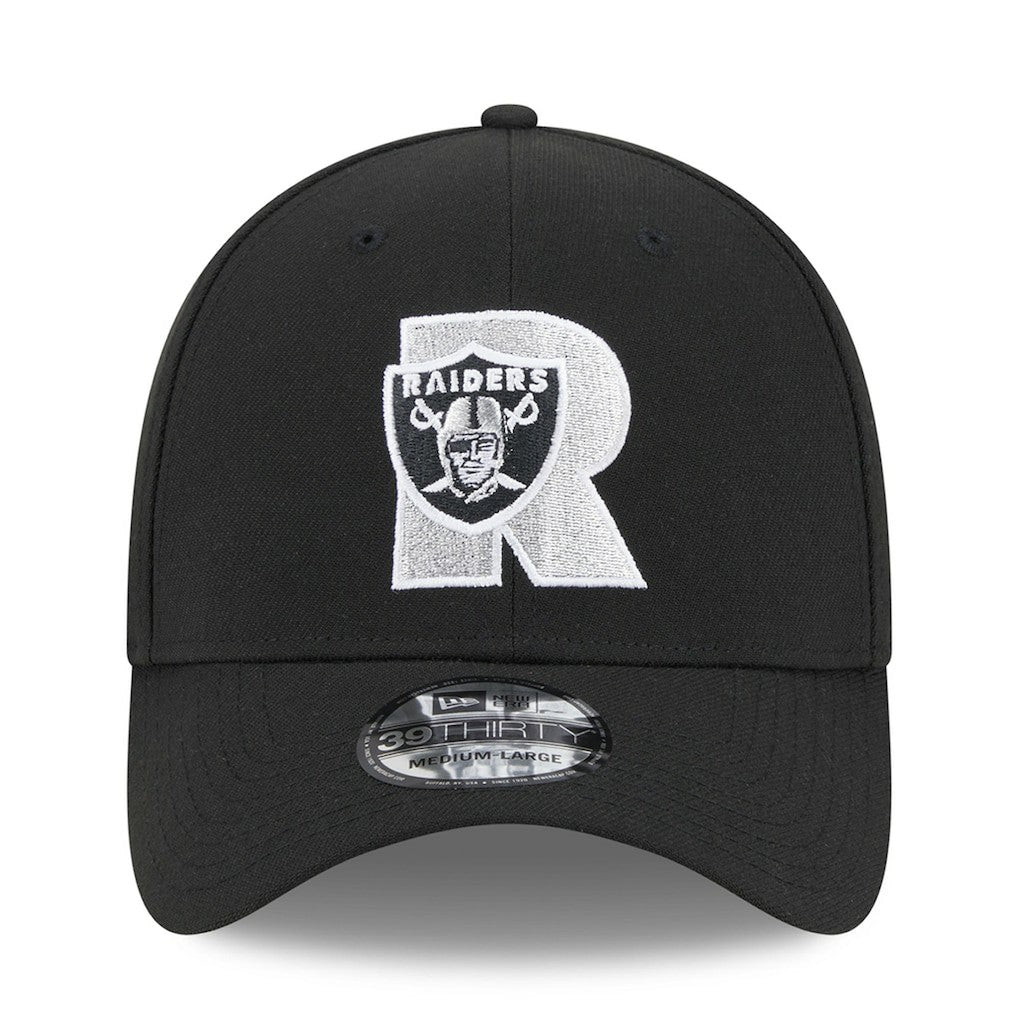 Las Vegas Raiders New Era City Originals 39THIRTY Flex Hat Black - NFL