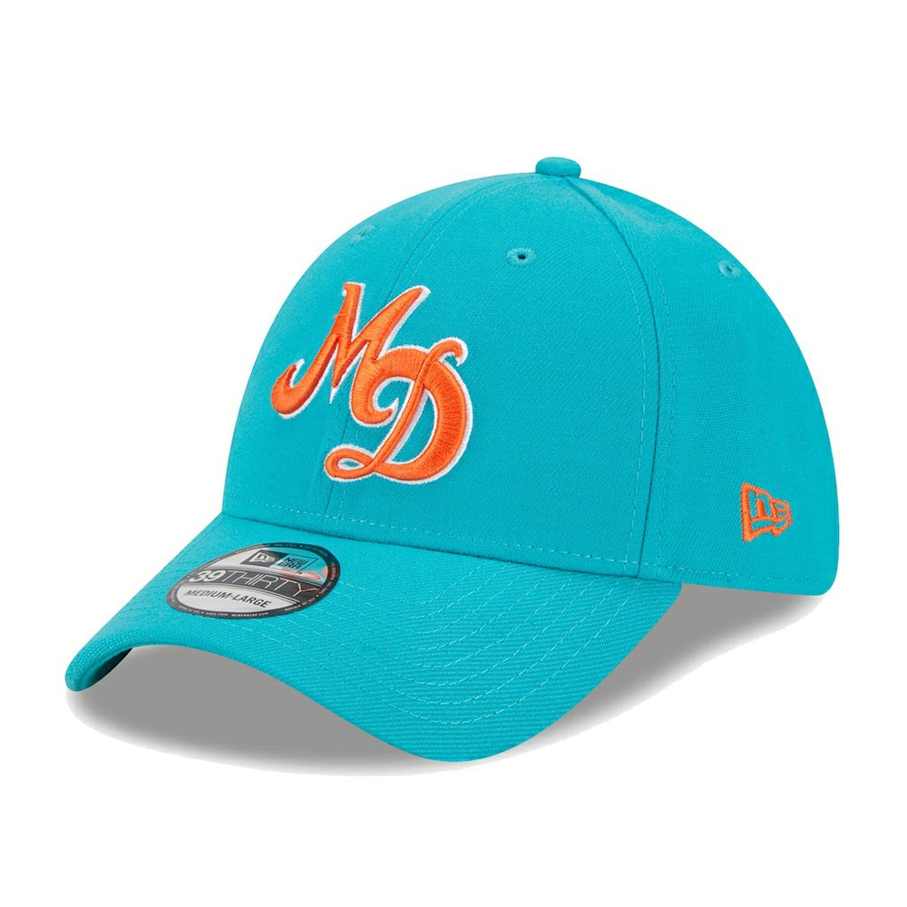 Miami Dolphins New Era City Originals 39THIRTY Flex Hat Aqua - NFL
