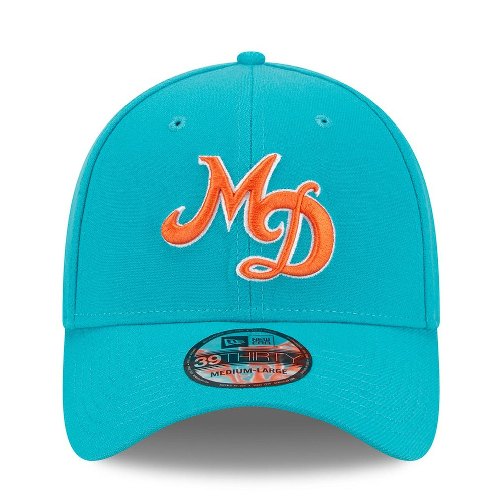 Miami Dolphins New Era City Originals 39THIRTY Flex Hat Aqua - NFL