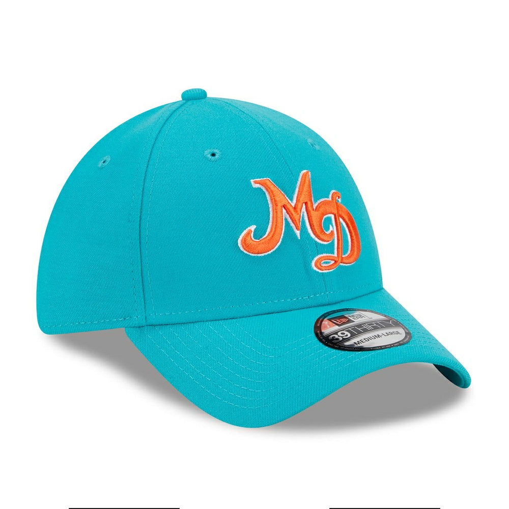 Miami Dolphins New Era City Originals 39THIRTY Flex Hat Aqua - NFL