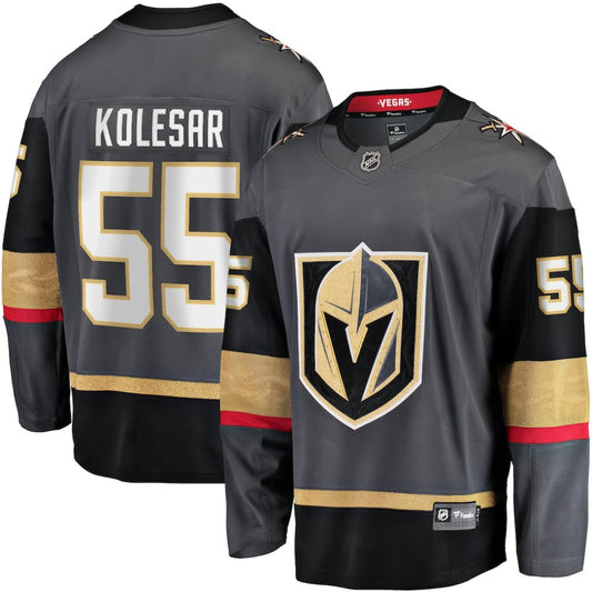 Keegan Kolesar Vegas Golden Knights Fanatics Alternate Breakaway Player Jersey - Gray | NHL Jerseys