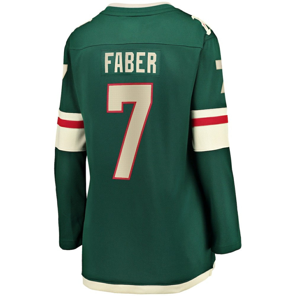 Brock Faber Minnesota Wild - Fanatics Women's Home Breakaway Player Jersey Green
