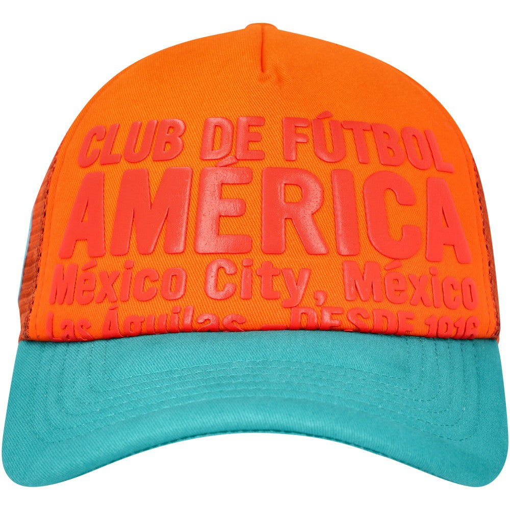 Club America Club Gold Adjustable Hat - Orange