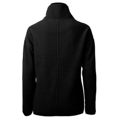 Carolina Panthers Cutter & Buck Women's Helmet Logo Cascade Eco Sherpa Fleece Half-Zip Pullover Jacket Black - NFL