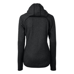 Detroit Lions Cutter & Buck Women's Helmet Logo Mainsail Sweater-Knit Full-Zip Hoodie Charcoal - NFL