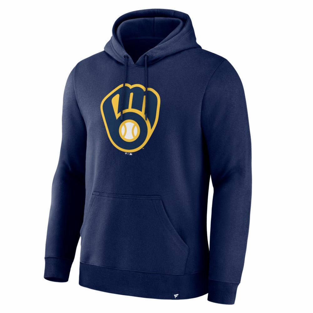 Milwaukee Brewers Fanatics Primary Logo Legacy Hoodie Sale