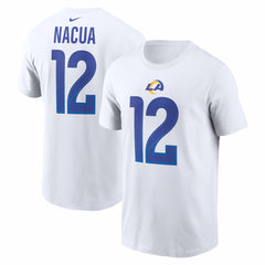 Puka Nacua Los Angeles Rams Player Name & Number T-Shirt White - Nike