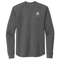 Miami Dolphins Dunbrooke Cavalier Thermal Long Sleeve T-Shirt Heather Gray - NFL