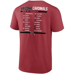 Arizona Cardinals Two-Pack 2023 Schedule T-Shirt Combo Set Cardinal/White - Fanatics