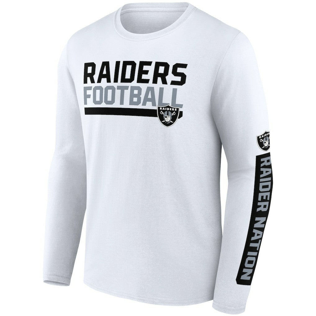 Las Vegas Raiders Two-Pack 2023 Schedule T-Shirt Combo Set Black/White - Fanatics