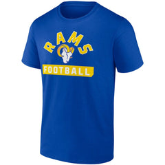Los Angeles Rams Two-Pack 2023 Schedule T-Shirt Combo Set Royal/White - Fanatics