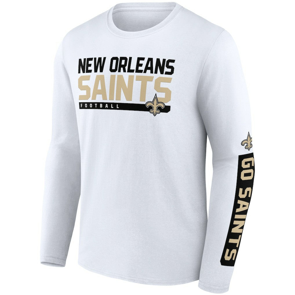 New Orleans Saints Two-Pack 2023 Schedule T-Shirt Combo Set Black/White - Fanatics