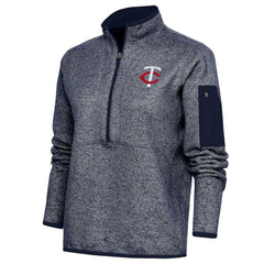 Minnesota Twins Antigua Women's Fortune Quarter-Zip Pullover Jacket Near Me