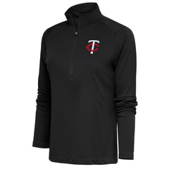 Minnesota Twins Antigua Women's Tribute Half-Zip Pullover Top On Sale