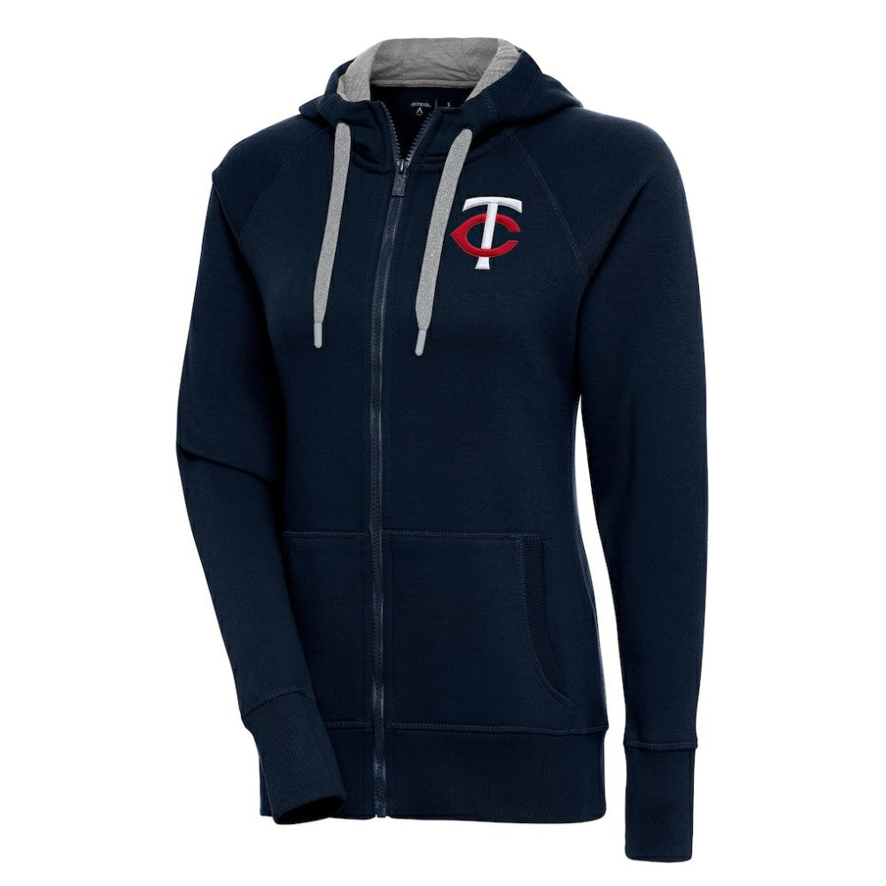 Minnesota Twins Antigua Women's Victory Full-Zip Hoodie Lifestyle