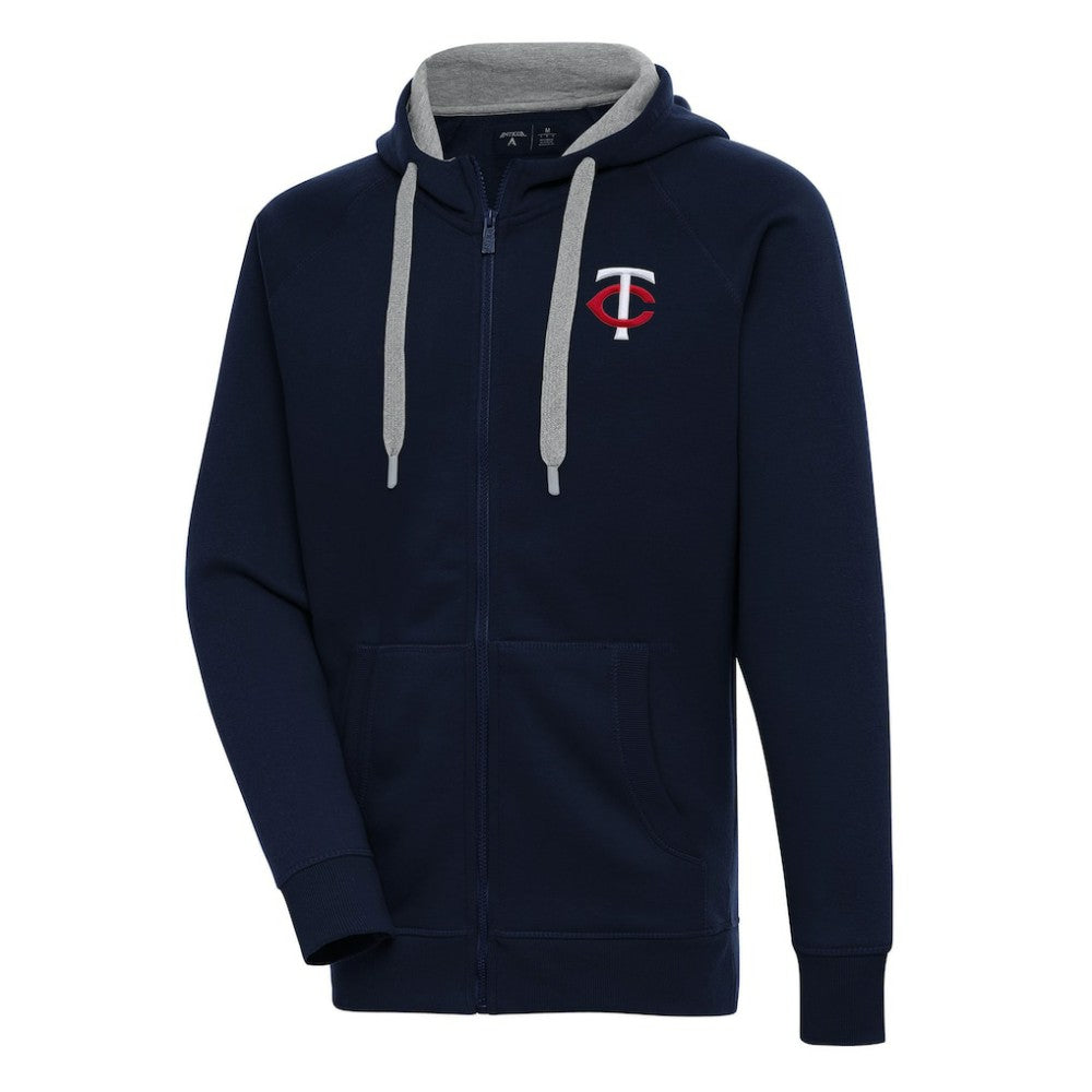 Minnesota Twins Antigua Victory Full-Zip Hoodie On Sale