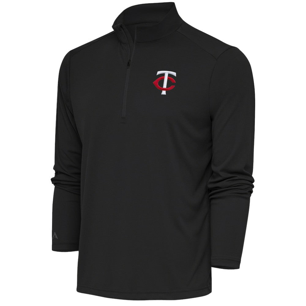 Minnesota Twins Antigua Tribute Quarter-Zip Pullover Top Clearance
