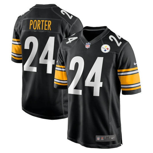 Joey Porter Jr. Pittsburgh Steelers Game Jersey - Black | NFL Jerseys