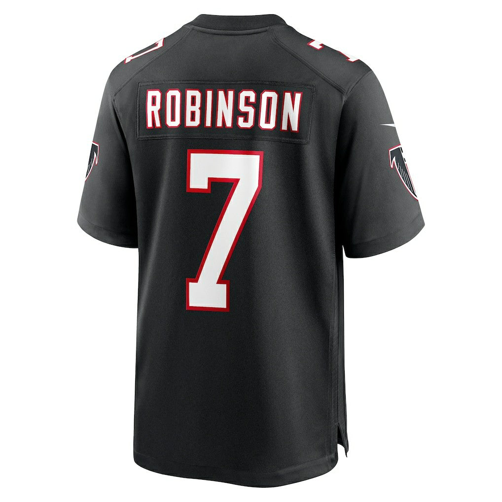 Bijan Robinson Atlanta Falcons Throwback Game Jersey Black - Nike