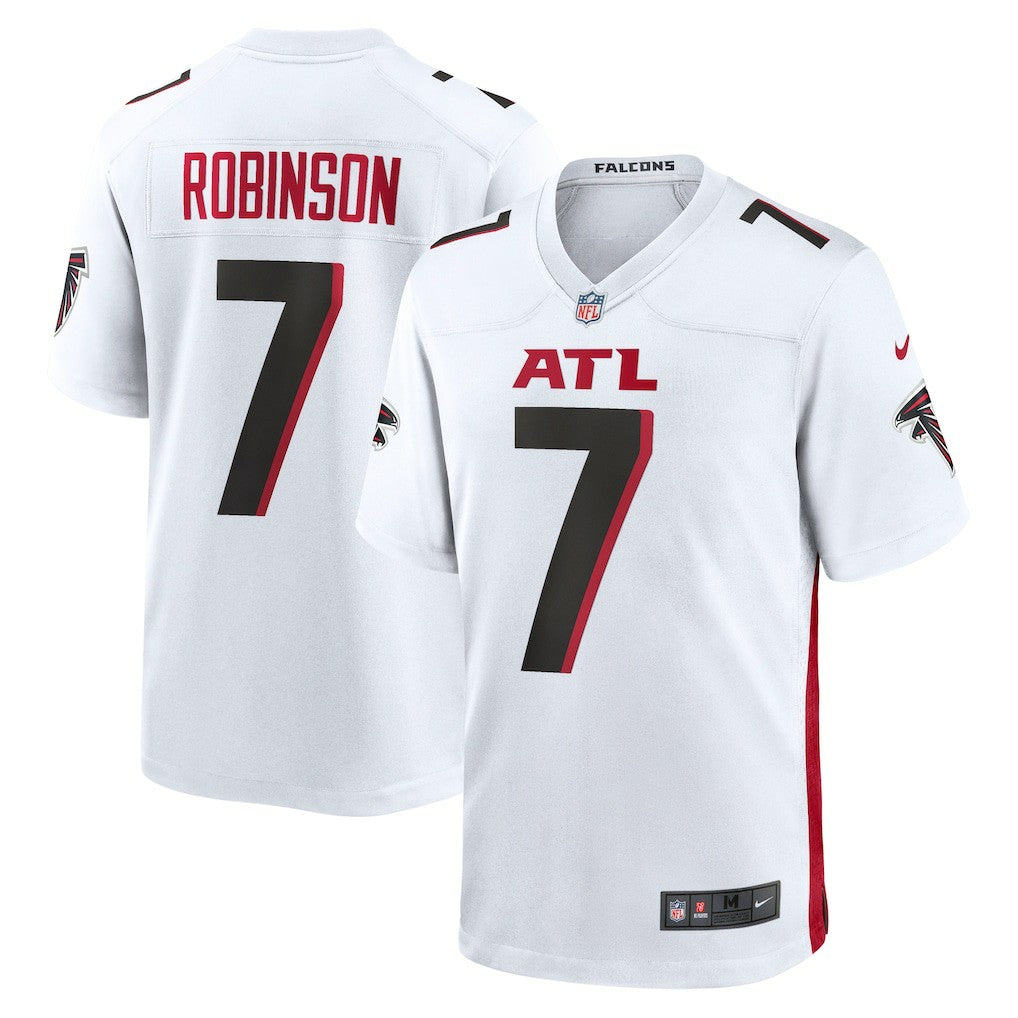 Bijan Robinson Atlanta Falcons Game Jersey - White | NFL Jerseys