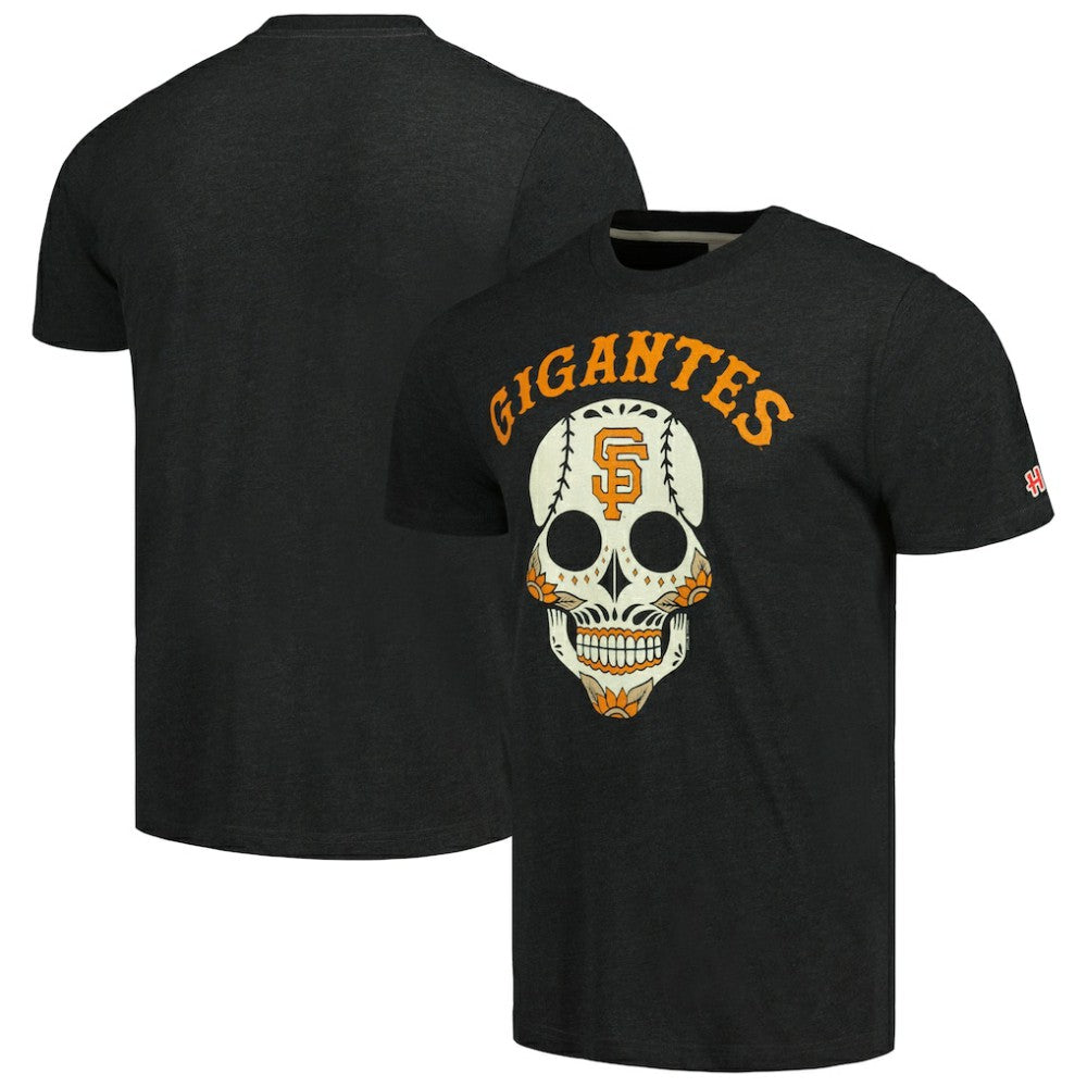 San Francisco Giants Homage Gigantes Hyper Local Tri-Blend T-Shirt Lifestyle