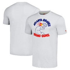 Atlanta Braves Homage Doodle Collection Young Guns Tri-Blend T-Shirt Sale
