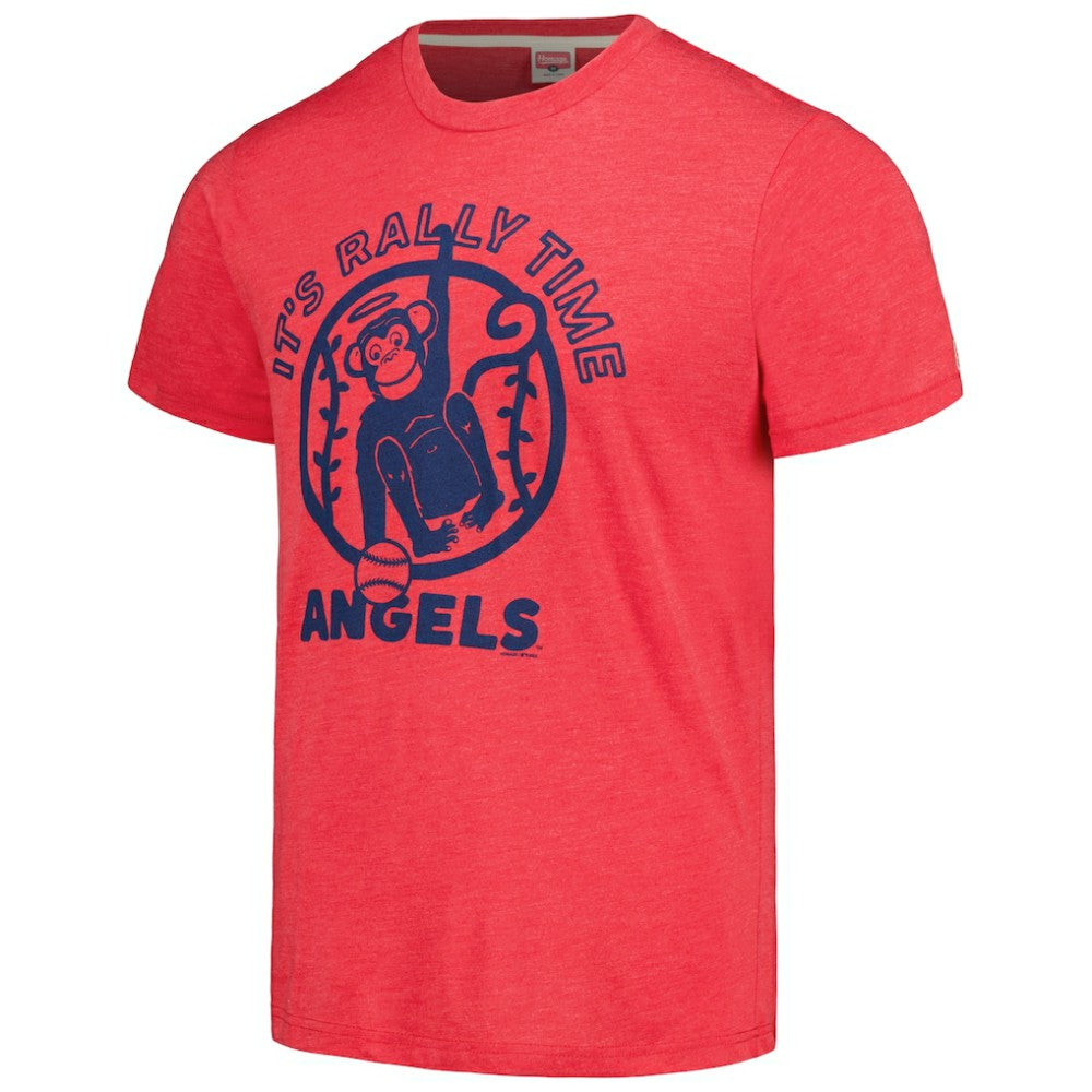 Los Angeles Angels Homage Doodle Collection It's Rally Time Tri-Blend T-Shirt Near Me