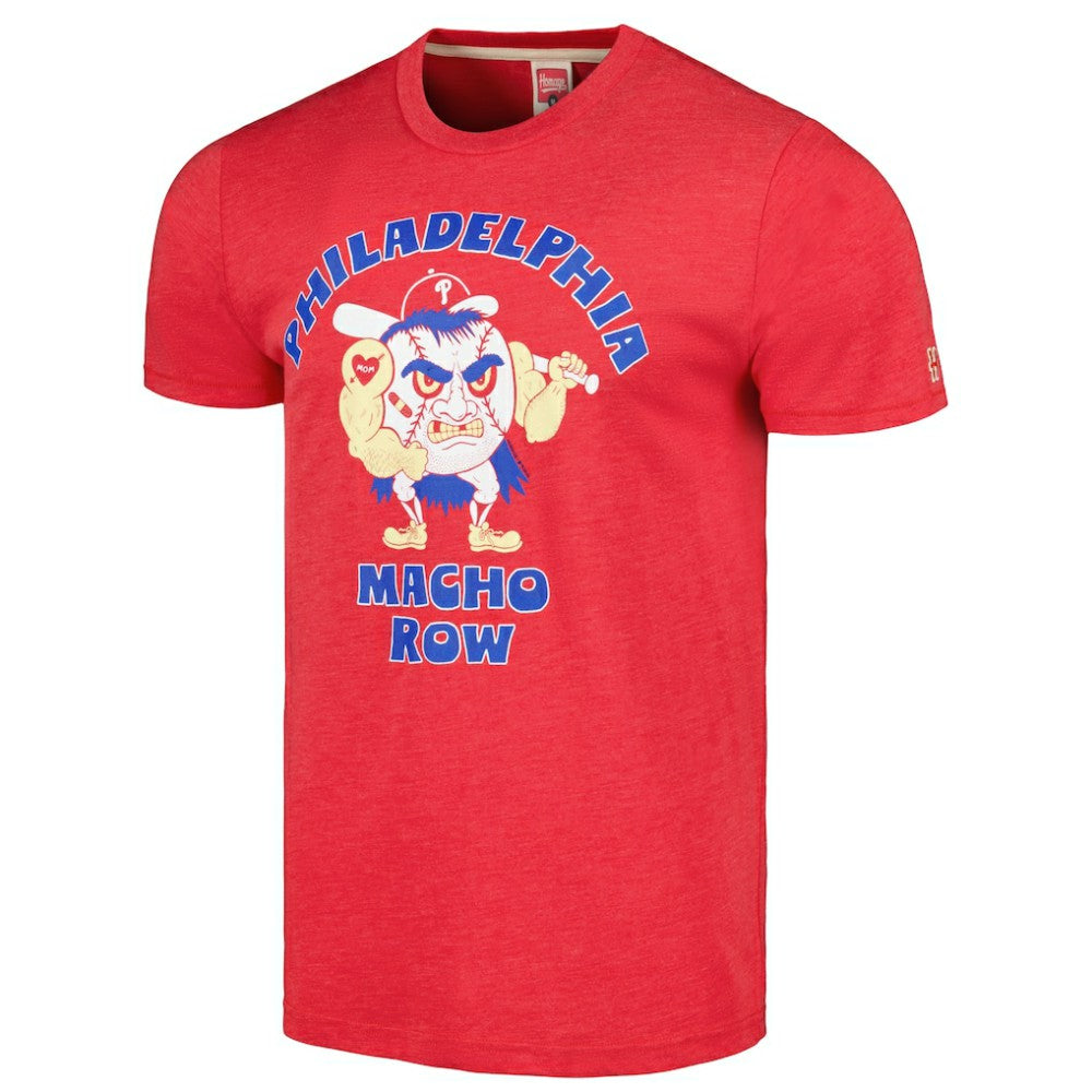Philadelphia Phillies Homage Doodle Collection Macho Row Tri-Blend T-Shirt Sale