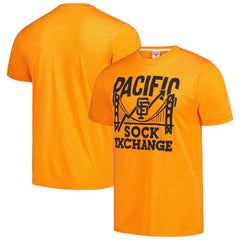San Francisco Giants Homage Doodle Collection Pacific Sock Exchange Tri-Blend T-Shirt Lifestyle